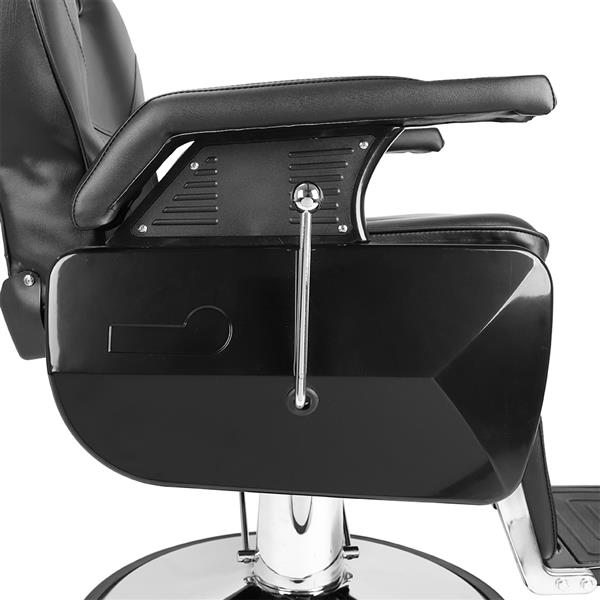 【HZ】HZ8702A经典理发大椅 黑色（本产品将拆分成沙发和铁件两个包裹）-38