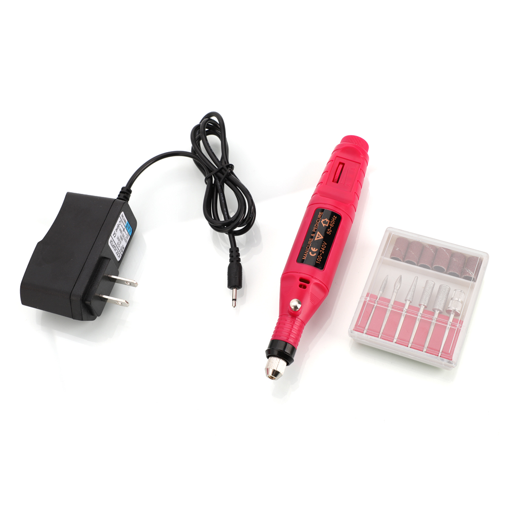 Electric Pen-Shape Nail Drill  6 Bit Acrylic UV GEL((UV GEL)