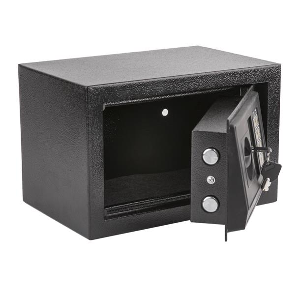 电子保险柜小型电子保险箱E20EA 黑色箱体 黑色面板-4