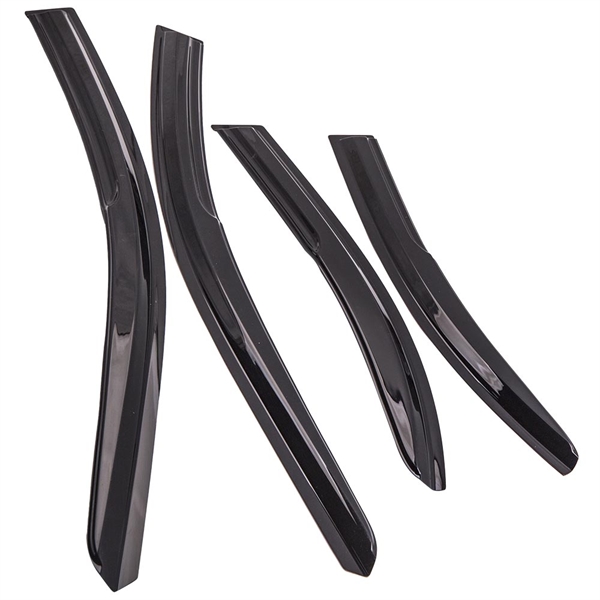 晴雨挡Smoke Sun Rain Guard Vent Shade Window Visors Fit Lancer X Sedan 08-17-1