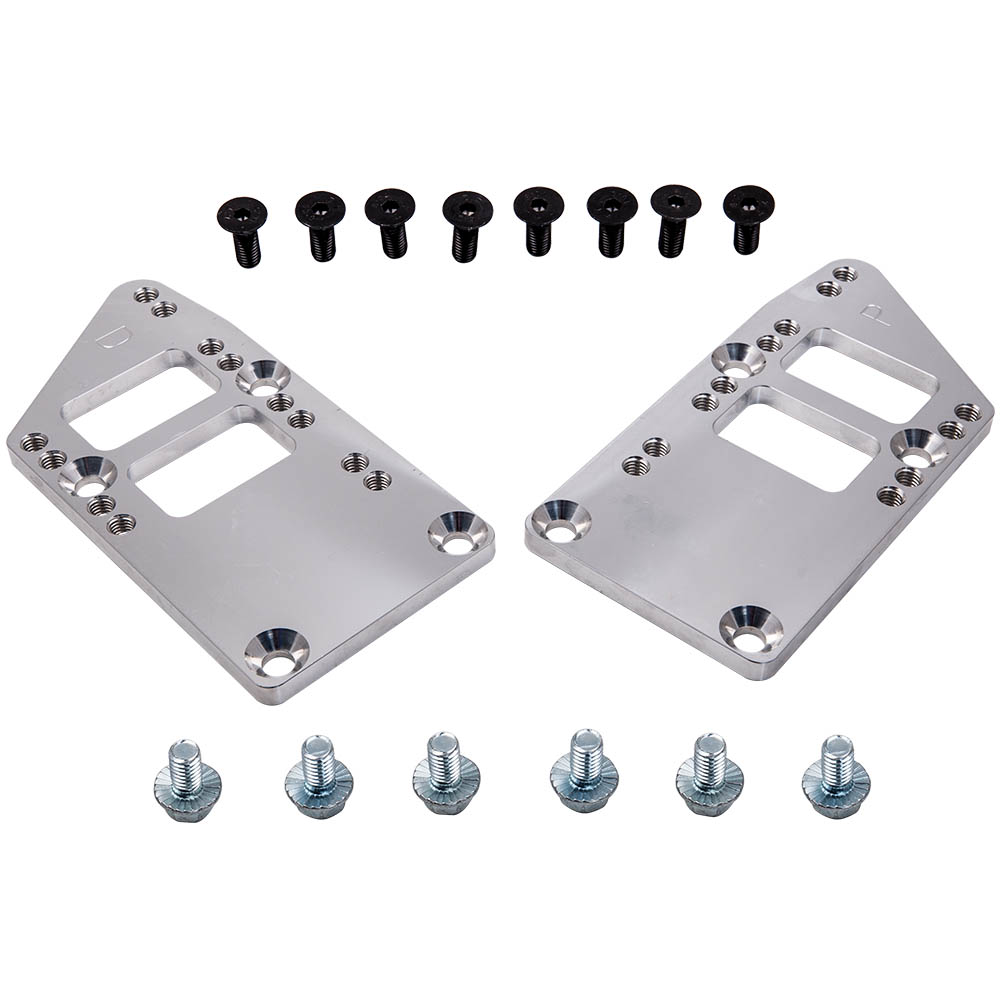 1 Pair Engine Swap Plates Kit for LS LSX 4.8L 5.3L 6.0L 6.2L Engine Conversion