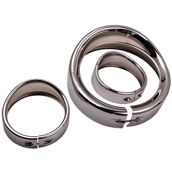 遮阳板式前照灯卡环7 inch Visor Style Headlamp Trim Ring & 4.5 inch Trim Ring For Street Glide