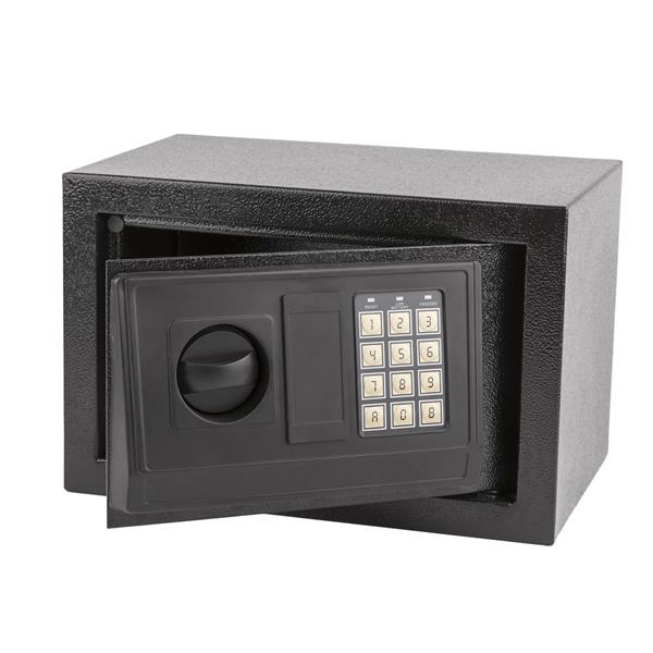 电子保险柜小型电子保险箱E20EA 黑色箱体 黑色面板-2