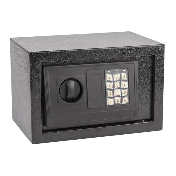 电子保险柜小型电子保险箱E20EA 黑色箱体 黑色面板-1