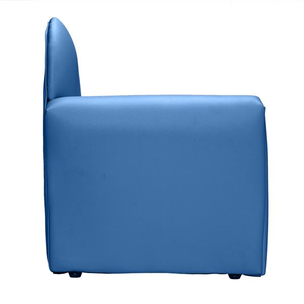 【BC】儿童单人沙发弯背款 蓝色-12