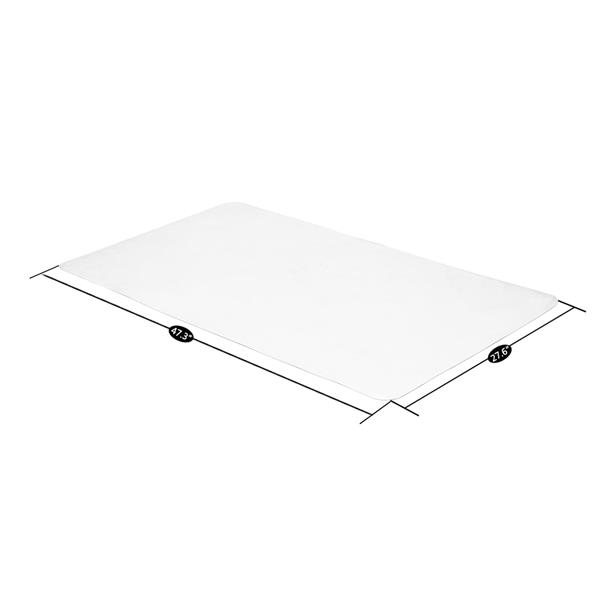 PVC透明餐桌垫 【120x70x0.15CM】-6