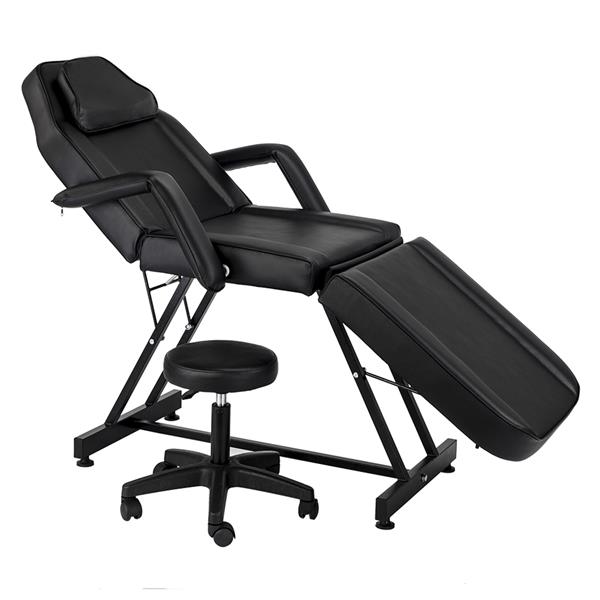 【CS】72英寸 可调节美容按摩床椅美容设备床椅纹身理疗床椅 黑色-1