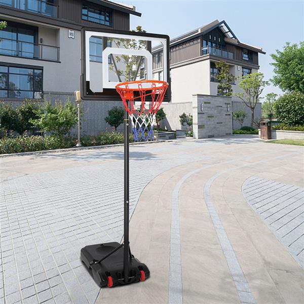 【LX】LX-B03S 便携式可移动青少年PVC透明板 室内外篮球架（篮筐调节高度1.2m-2.1m） 最大适用7#球-26