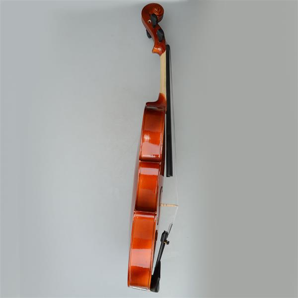 15英寸 自然色中提琴+盒+琴弓+松香-11