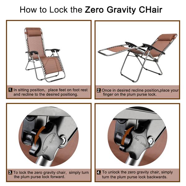 zero gravity chairs and table set