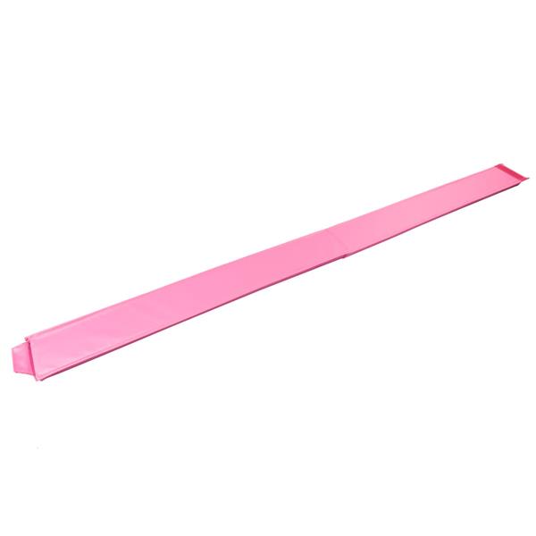 【ZH】8英尺青少年体操训练可折叠平衡木 粉色 普通绒布+PVC-4
