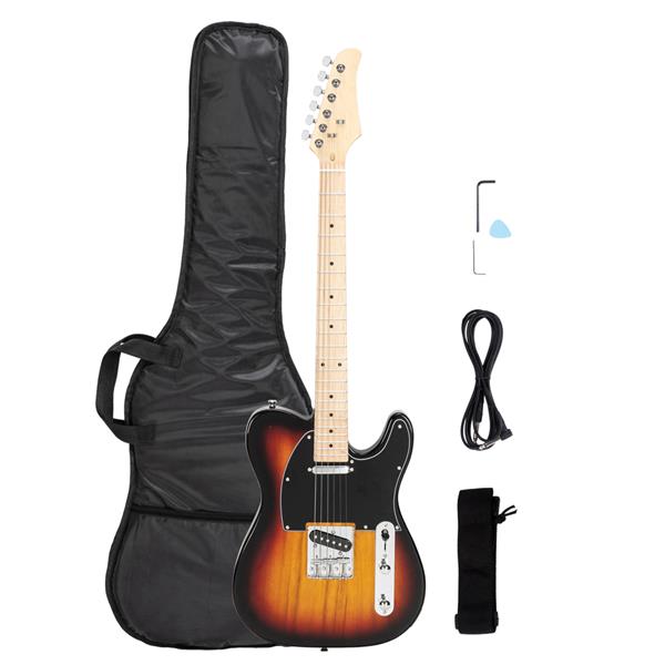 GTL枫木指板电吉他(日落色)+包+背带+拨片+连接线+扳手工具-1