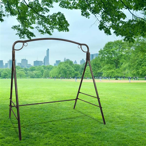 Title 11, Outdoor Garden Iron Swing Frame Bronze for Gard...