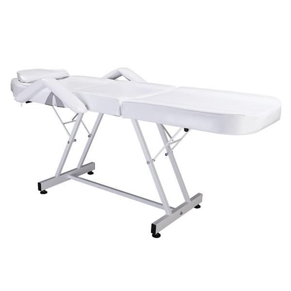 75英寸 可调节美容按摩床椅美容设备床椅纹身理疗床 白色  -4