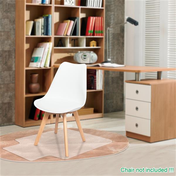 【VALUE BOX】PVC透明地板保护垫椅子垫 带钉 凸形 【90x120x0.25cm】-15