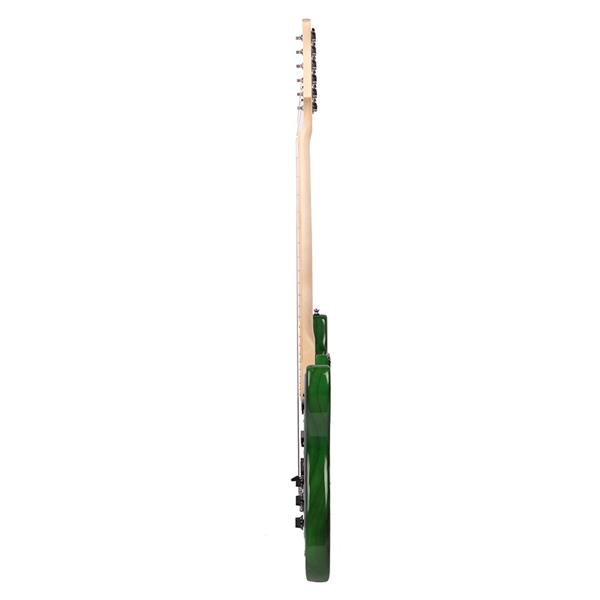 ST黑护板电吉他(绿色)+音响+包+背带+拨片+摇把+连接线+扳手工具-6