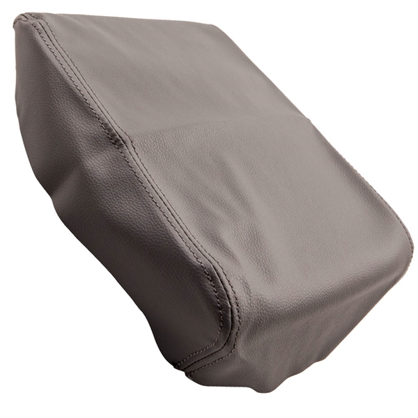 灰色皮革中控台扶手盖 1pc Gray Leather Center Console Armrest Lid Cover fits for Toyota Tundra 2007-13-3