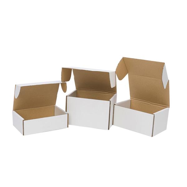 【物料】50个瓦楞纸包装盒6x4x3"（15.2*10*7.6cm）外白内黄-15