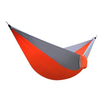 橙色+灰色款-260*140cm 拼色降落伞布吊床