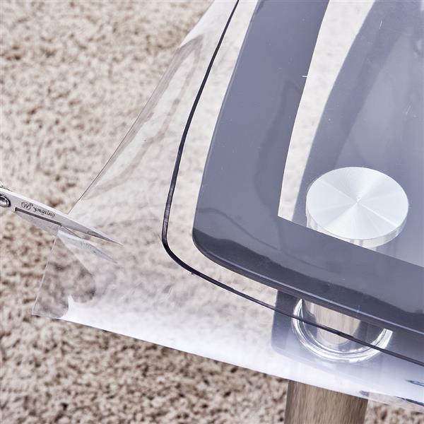 PVC透明餐桌垫 【120x70x0.15CM】-23
