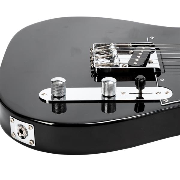 GTL枫木指板电吉他(黑色)+包+背带+拨片+连接线+扳手工具-13