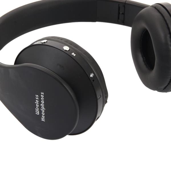 NX-8252热销折叠头戴立体声蓝牙耳机 运动蓝牙耳机  黑色-7