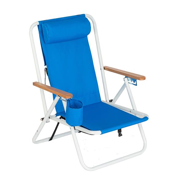 单人沙滩椅 蓝色-2