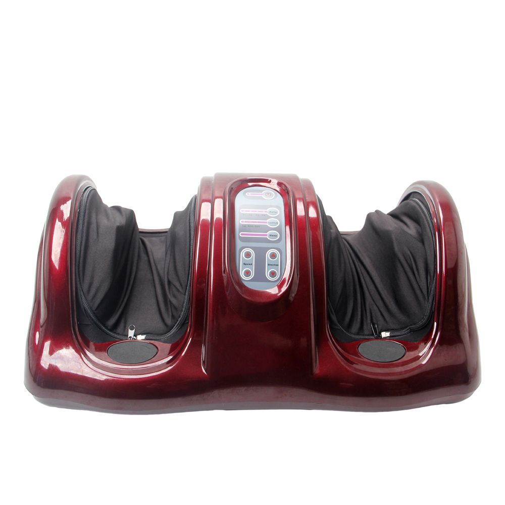 Intelligent 5-Mode Human Simulation Solid Massage Foot Malaxation Massager Red