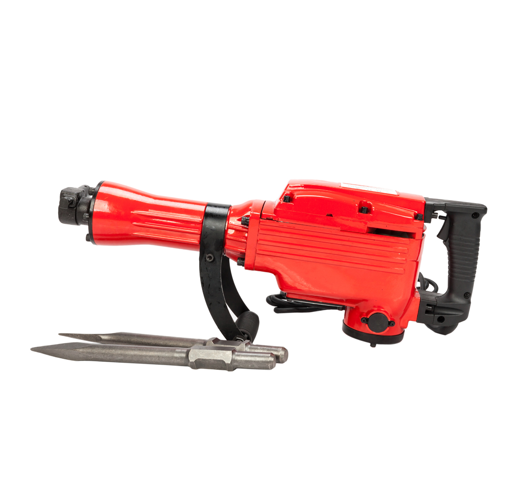 2200W 1-1/8" Electric Demolition Jack Hammer 1500W Concrete Breaker Chisels Red