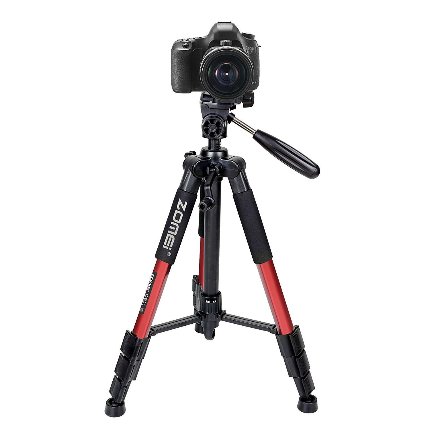 ZOMEI Q111 55" Professional Aluminum Alloy Camera Tripod for DSLR Canon Nikon Sony DV Video and Smar