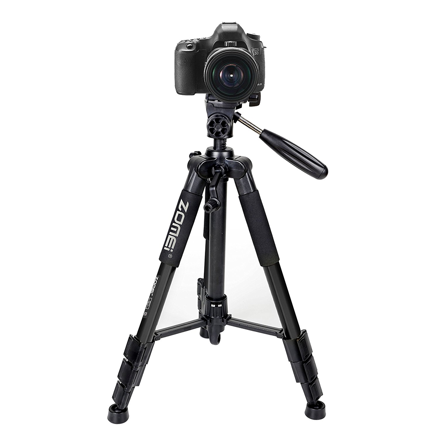 ZOMEI Q111 55" Professional Aluminum Alloy Camera Tripod for DSLR Canon Nikon Sony DV Video and Smar