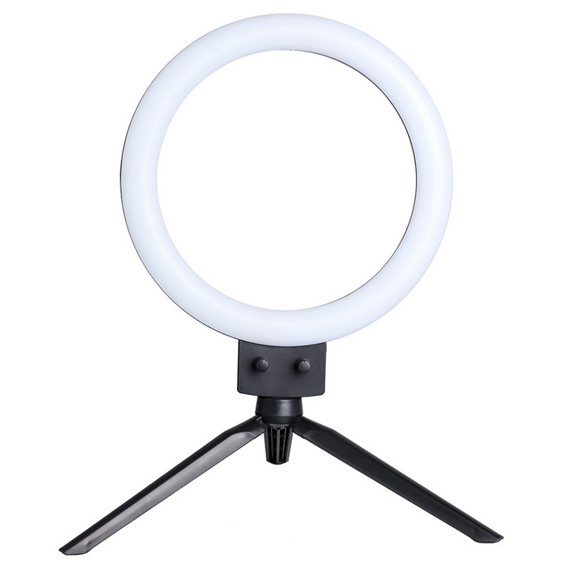 Kshioe Infinite Dimming Double Color Temperature LED Ring Lamp and Mini Tabletop Tripod US Standard(Do Not Sell on Amazon)