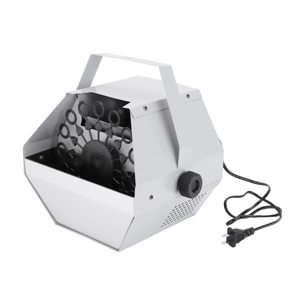 30W Automatic Mini Bubble Maker Machine Auto Blower For Wedding/Bar/Party/ Stage Show Silver