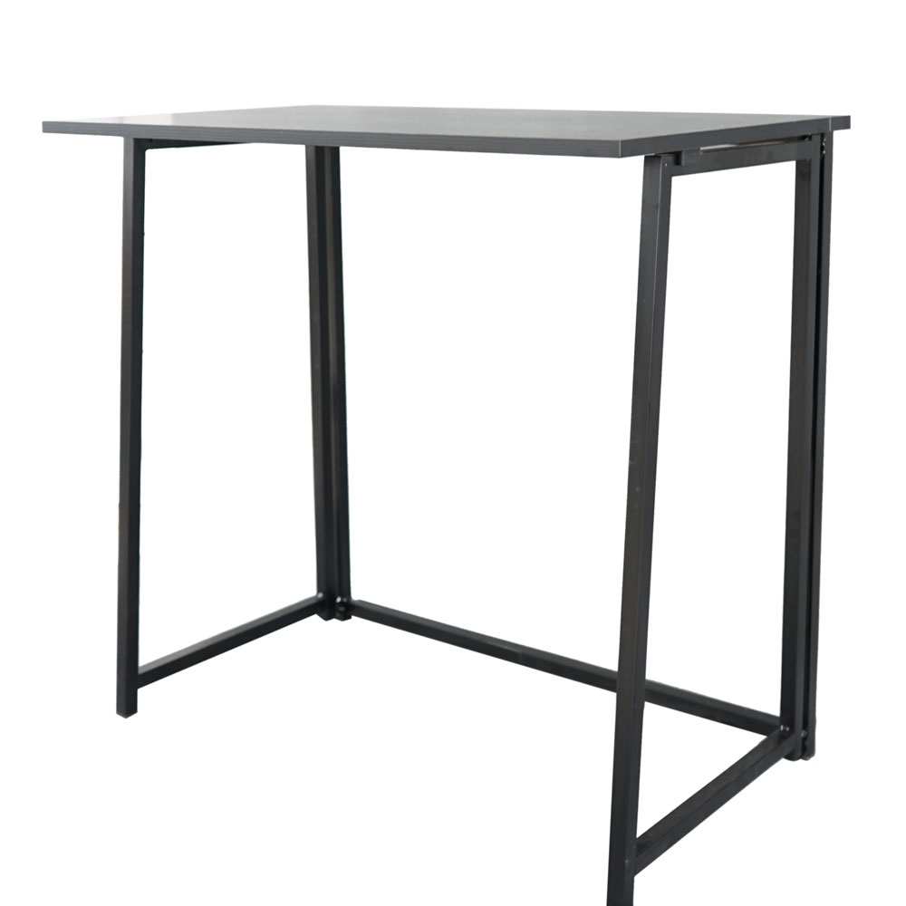 Simple Collapsible Computer Desk Black