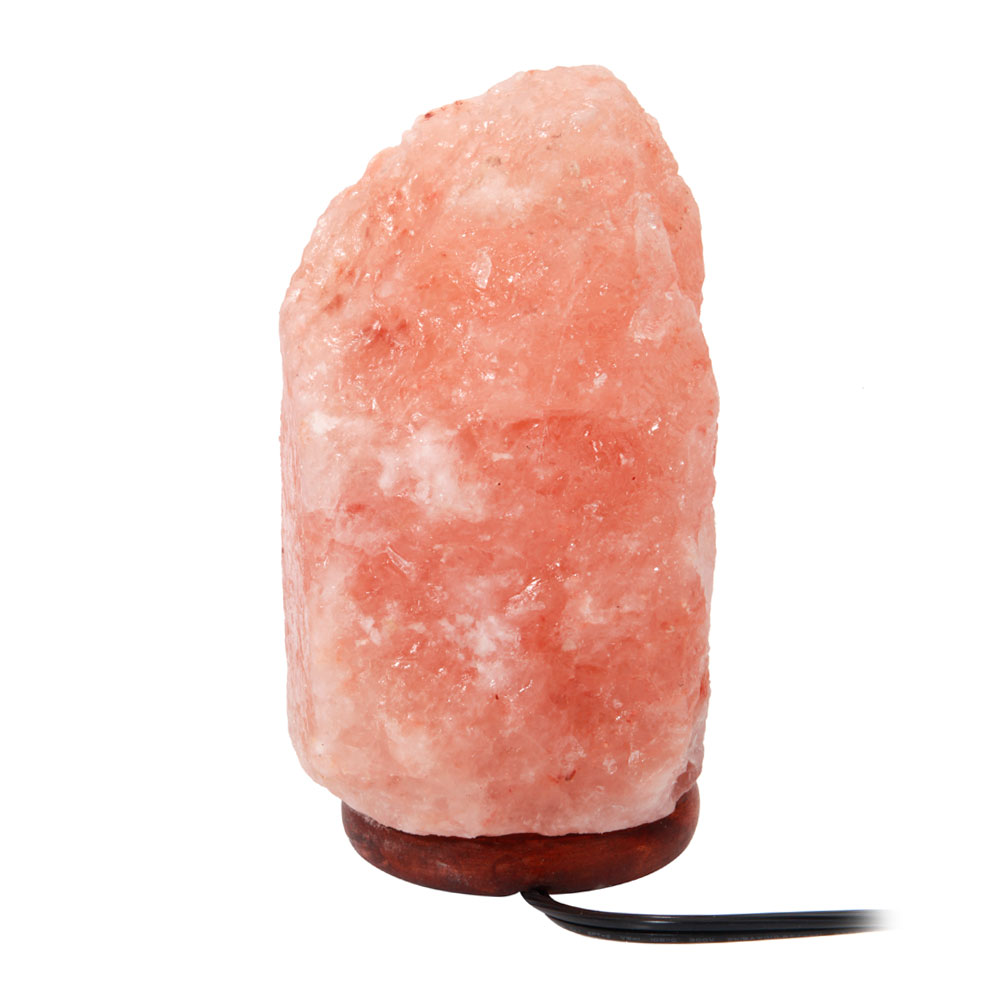 Premium Quality Himalayan Ionic Crystal Salt Rock Lamp with Dimmer Cable Cord Switch UK Socket 3-5kg - Natural