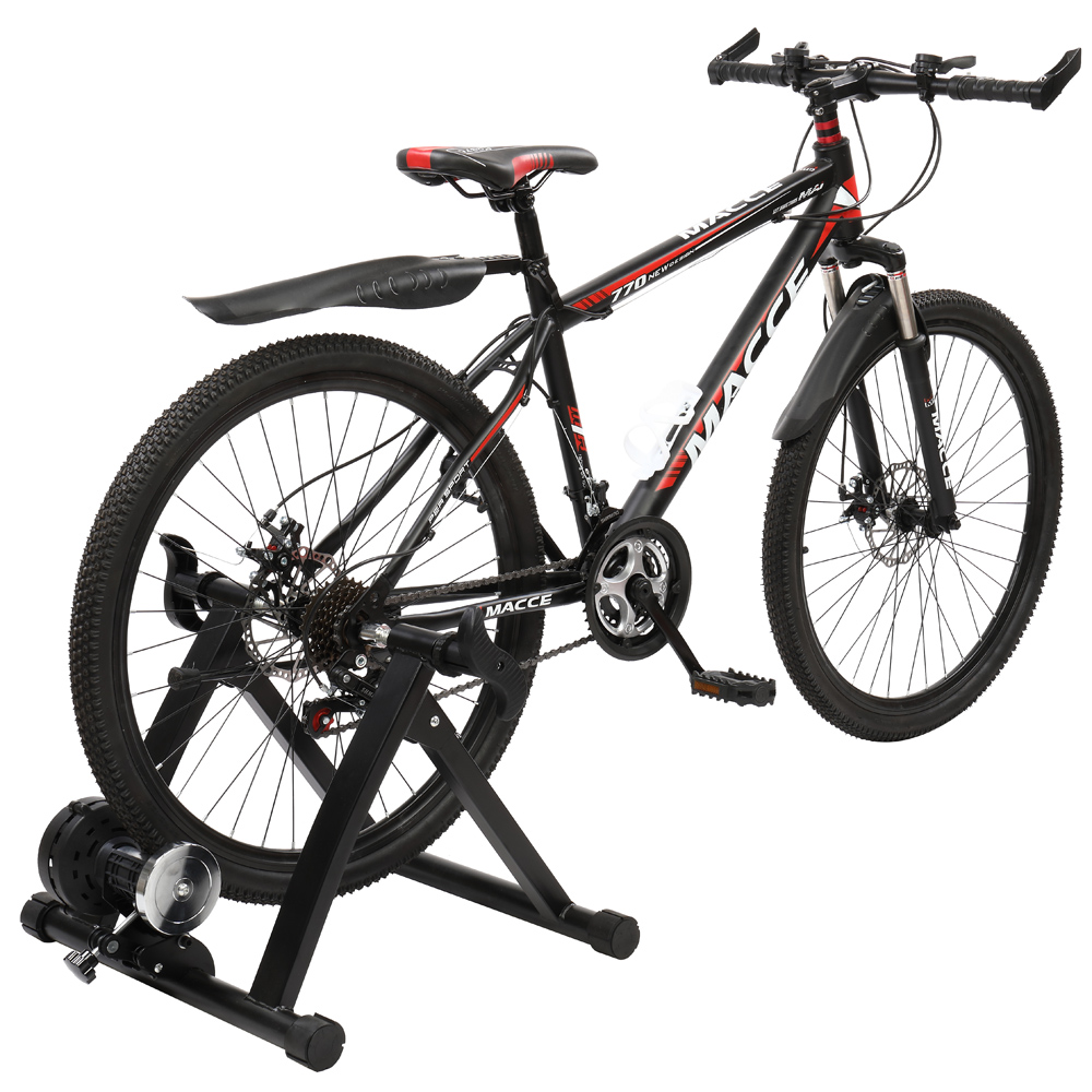 Fixed Reluctance Bicycle Riding Platform Black HS-QX-004A-1 (without Quick Release Lever and Front Wheel Pad)