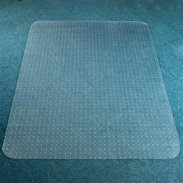 PVC透明地板保护垫椅子垫 带钉 矩形 【90x120x0.2cm】-12