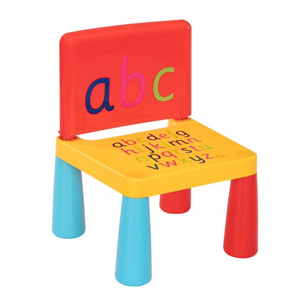 塑料儿童桌椅一桌一椅 缩小版 蘑菇腿【40x35x30】-31