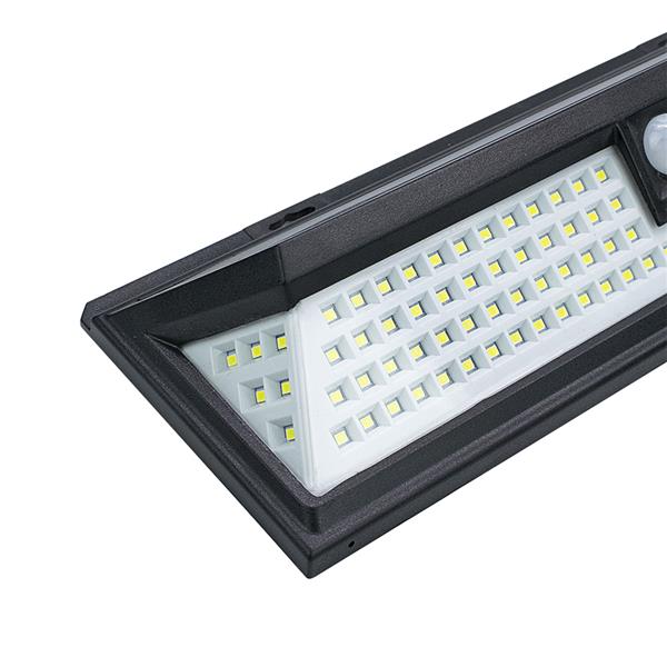 118 LED 太阳能壁灯（人体感应 光控）黑壳 白光 定制款 ZC001283 (最低7W) 流明：750LM 电池：3.7V 3000mah 18650-14