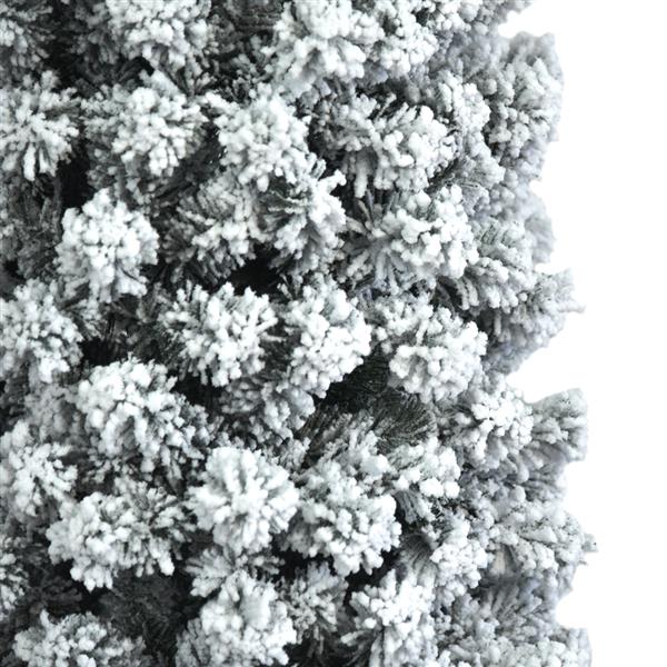 绿色植绒 7.5ft 641枝头 尖头铅笔造型 PVC材质 圣诞树 N101 美国-6