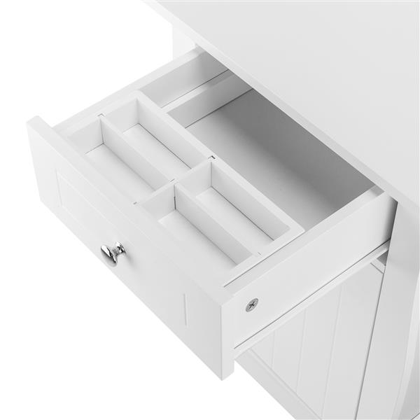 FCH 白色喷漆 单门一抽床头柜 G13000739同款-34