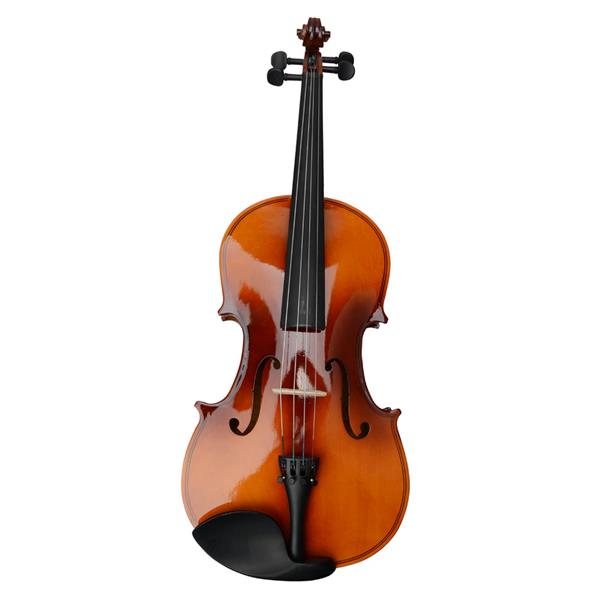 15英寸 复古色中提琴+盒+琴弓+松香-8