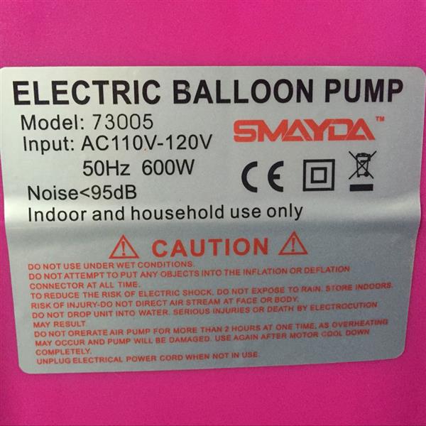电动气球充气泵  230V 600W 英规-6