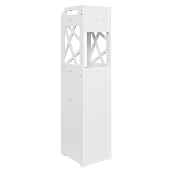 木塑板浴室置物架-白色-4