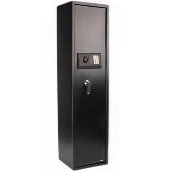 G145EA 5支装大型电子密码保险柜 立式保险箱 黑色箱体 黑色面板 (EPE包装)【30x35x145CM】