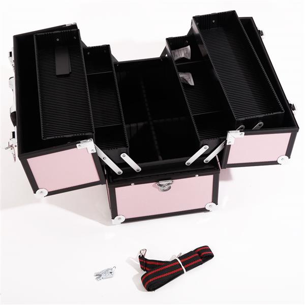 铝合金手提化妆箱SM-2083粉色-1