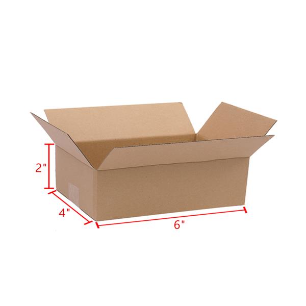 【物料】100个瓦楞纸包装盒6x4x2"（15.2*10.2*5.1cm）黄色-4