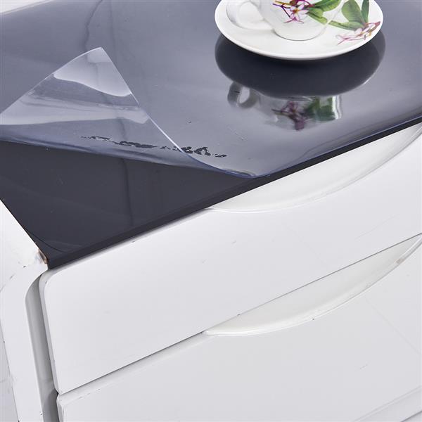 PVC透明餐桌垫 【120x70x0.15CM】-22
