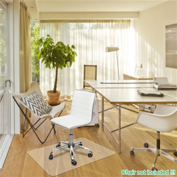  PVC磨砂地板保护垫椅子垫 不带钉 矩形 【90x120x0.2cm】-14