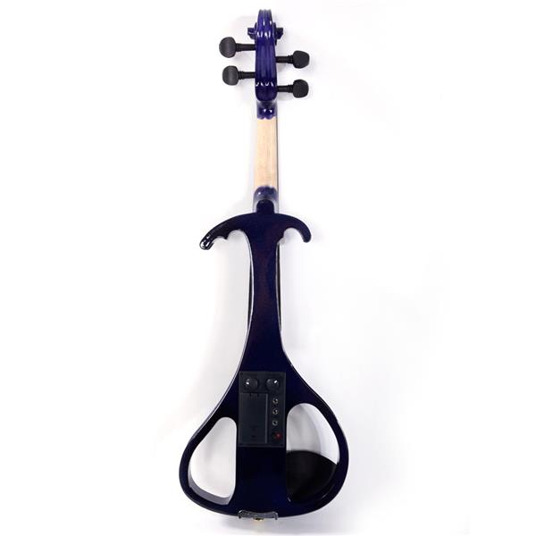 4/4 紫色钢琴烤漆电声小提琴+盒+琴弓+松香+耳机+连接线 V-004-11